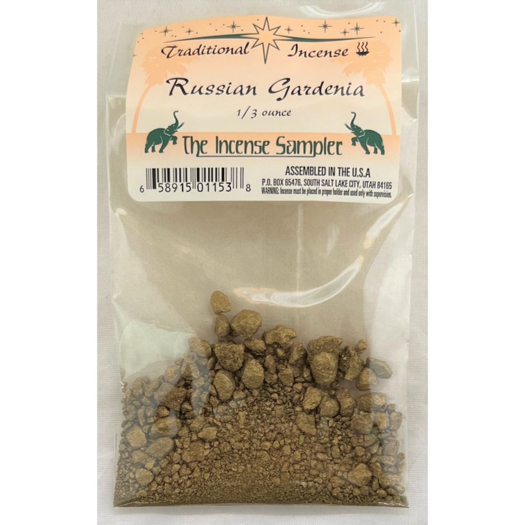 Traditional Incense - Hermitage Resins, Russian Gardenia