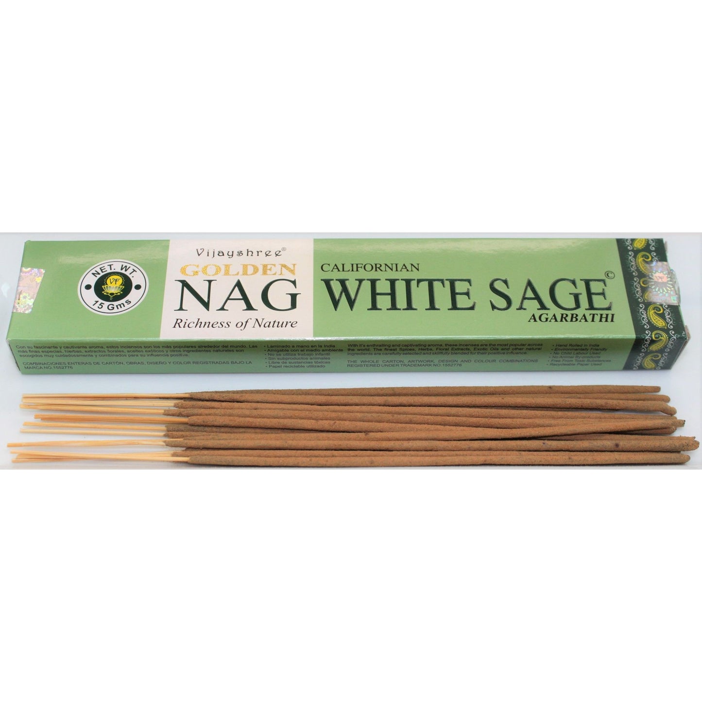 Vijayshree - Golden Nag, White Sage