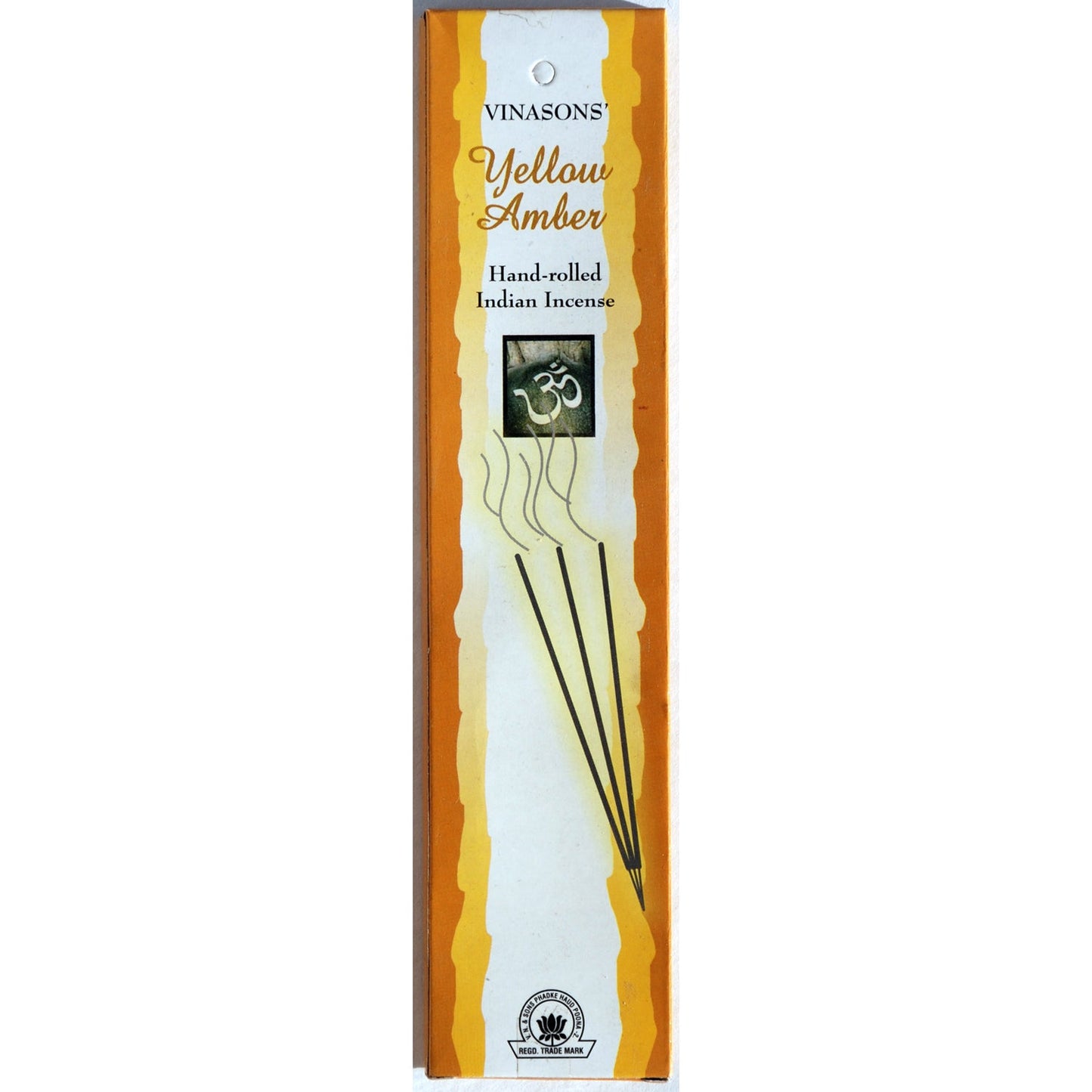 Vinason's - Incense Sticks, Yellow Amber Box