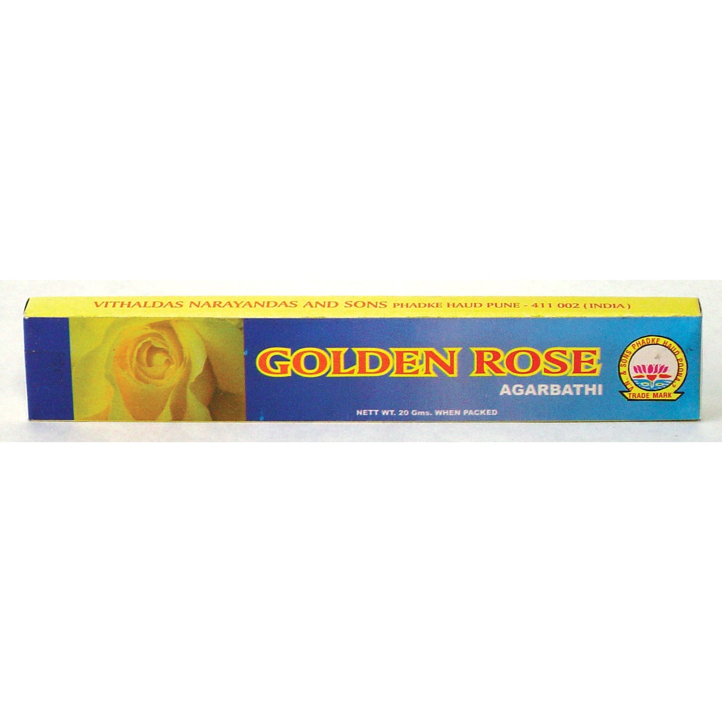 Vinason's - Incense Sticks, Golden Rose