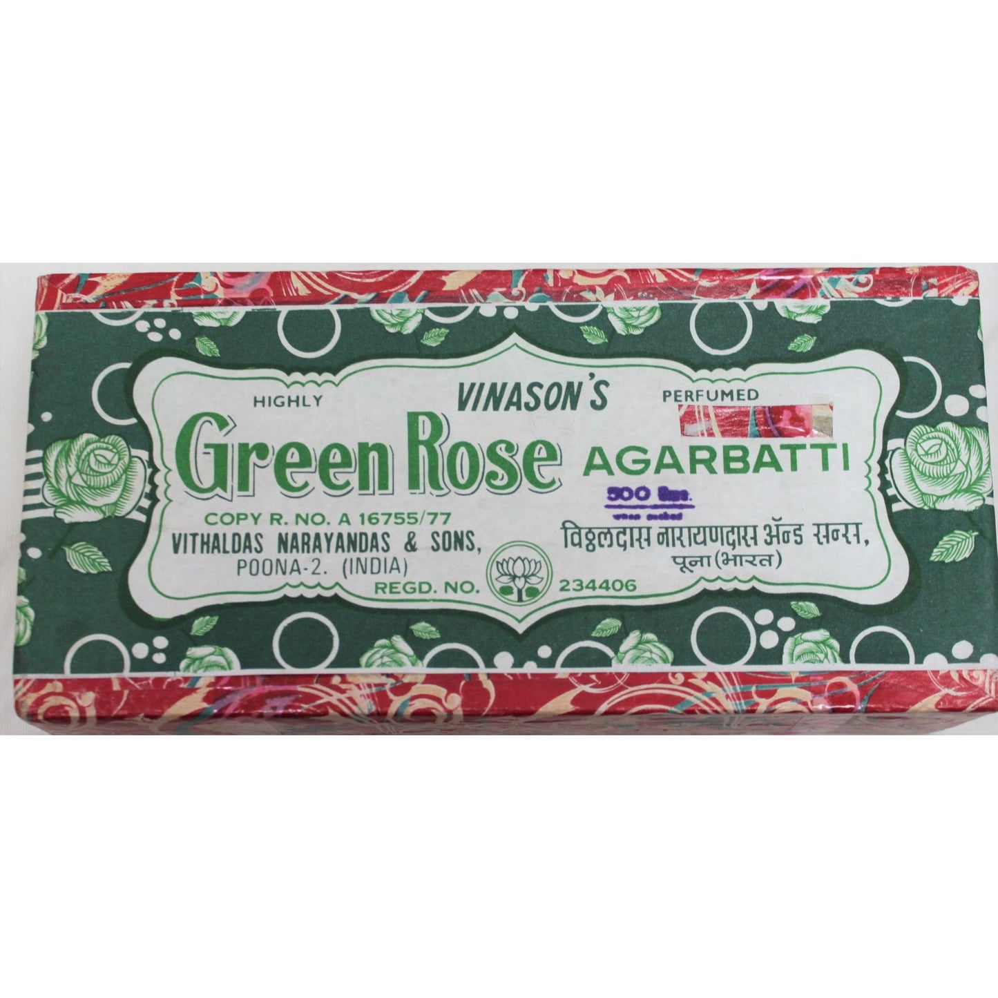 Vinason's - Incense Sticks, Green Rose