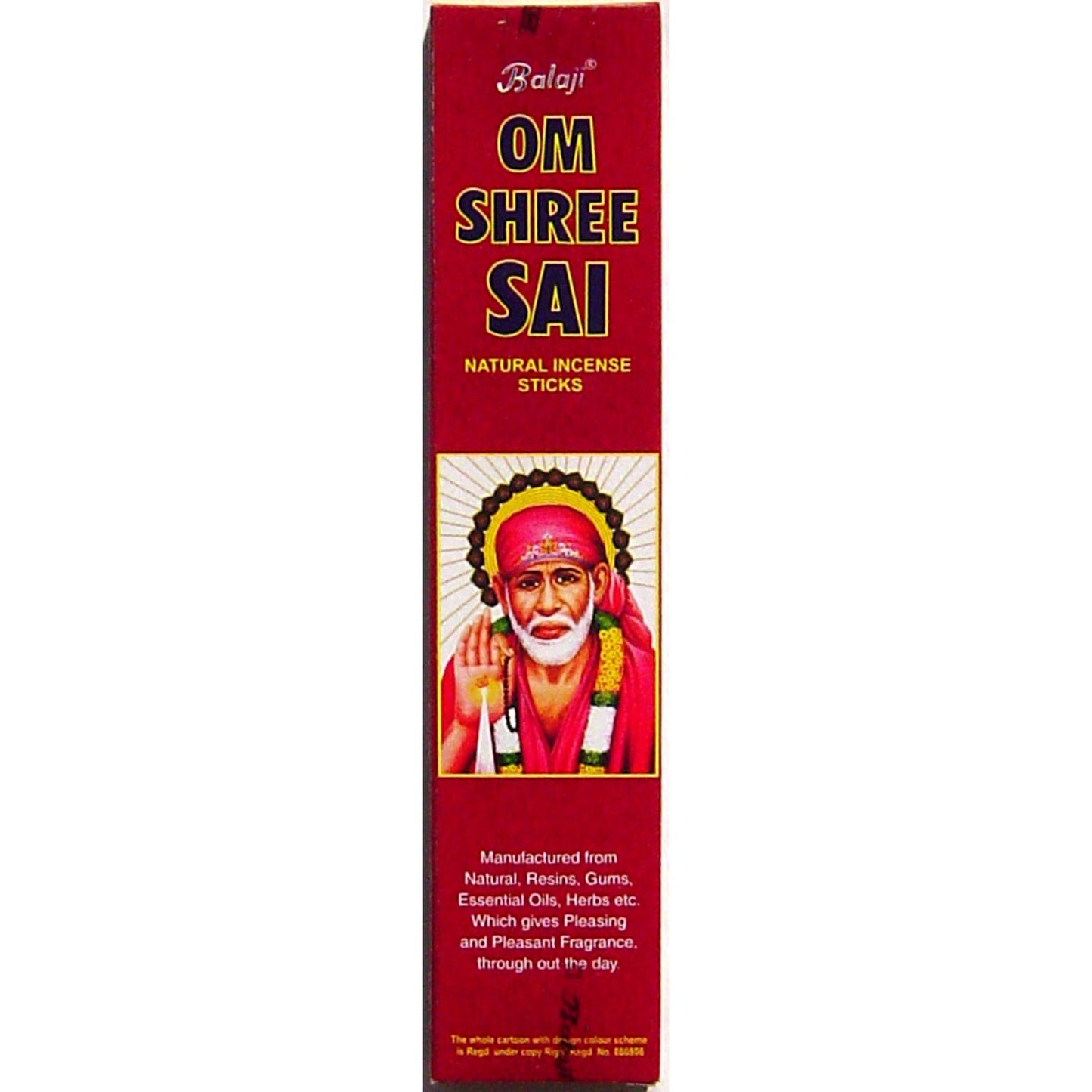 Balaji - Incense Sticks, Om Shree Sai