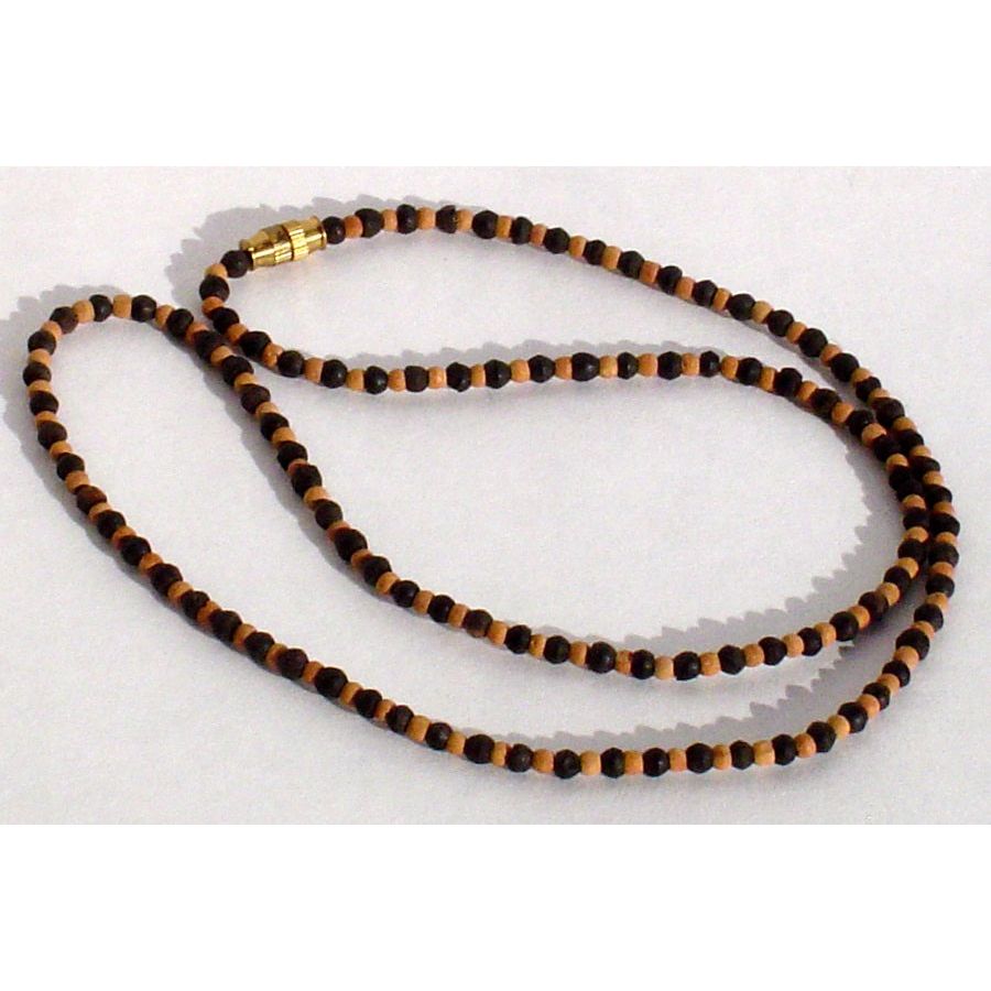 Malas - Sandalwood & Ebony (Abniwood), 2mm with Clasp