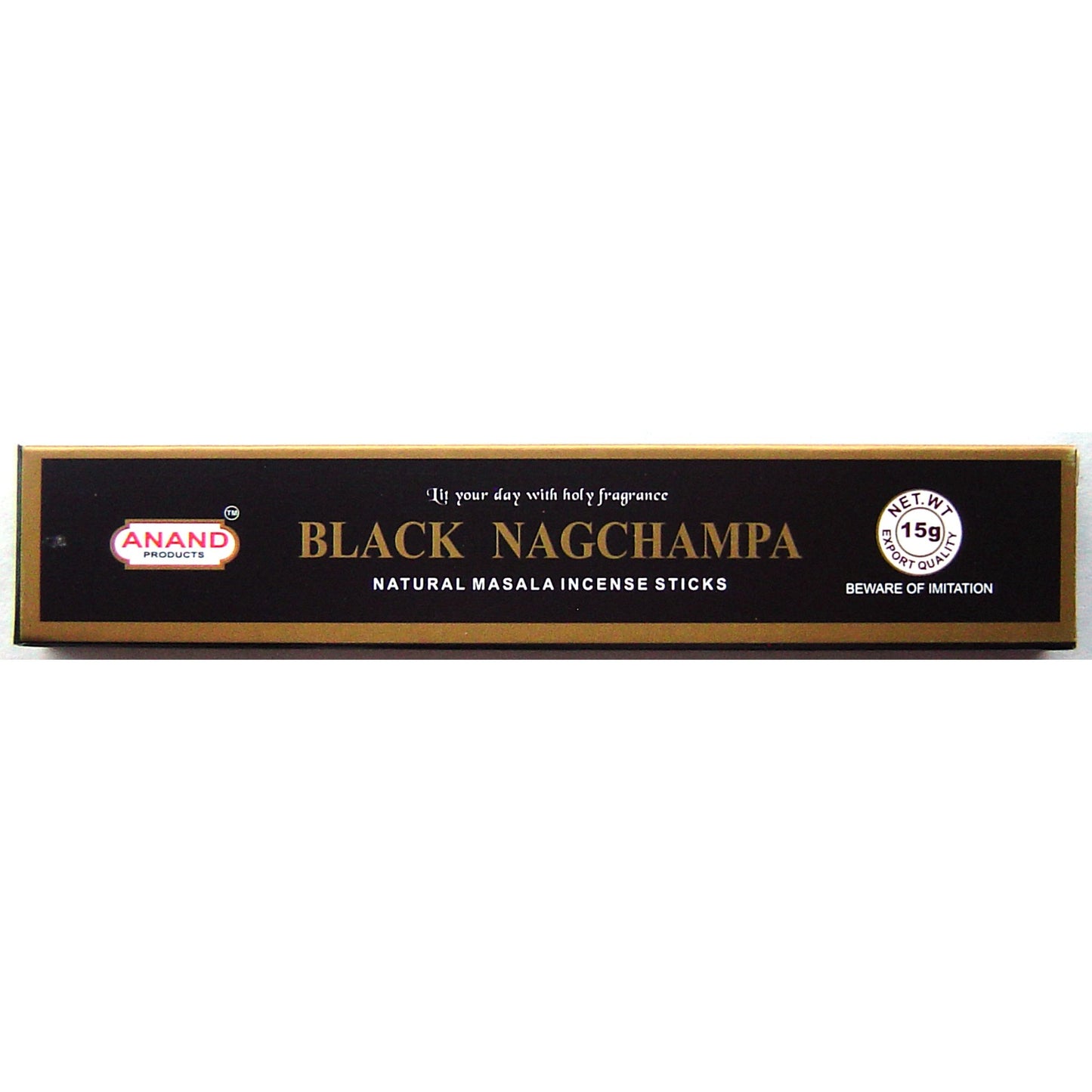Traditional Indian Incense - Anand, Black Nag Champa