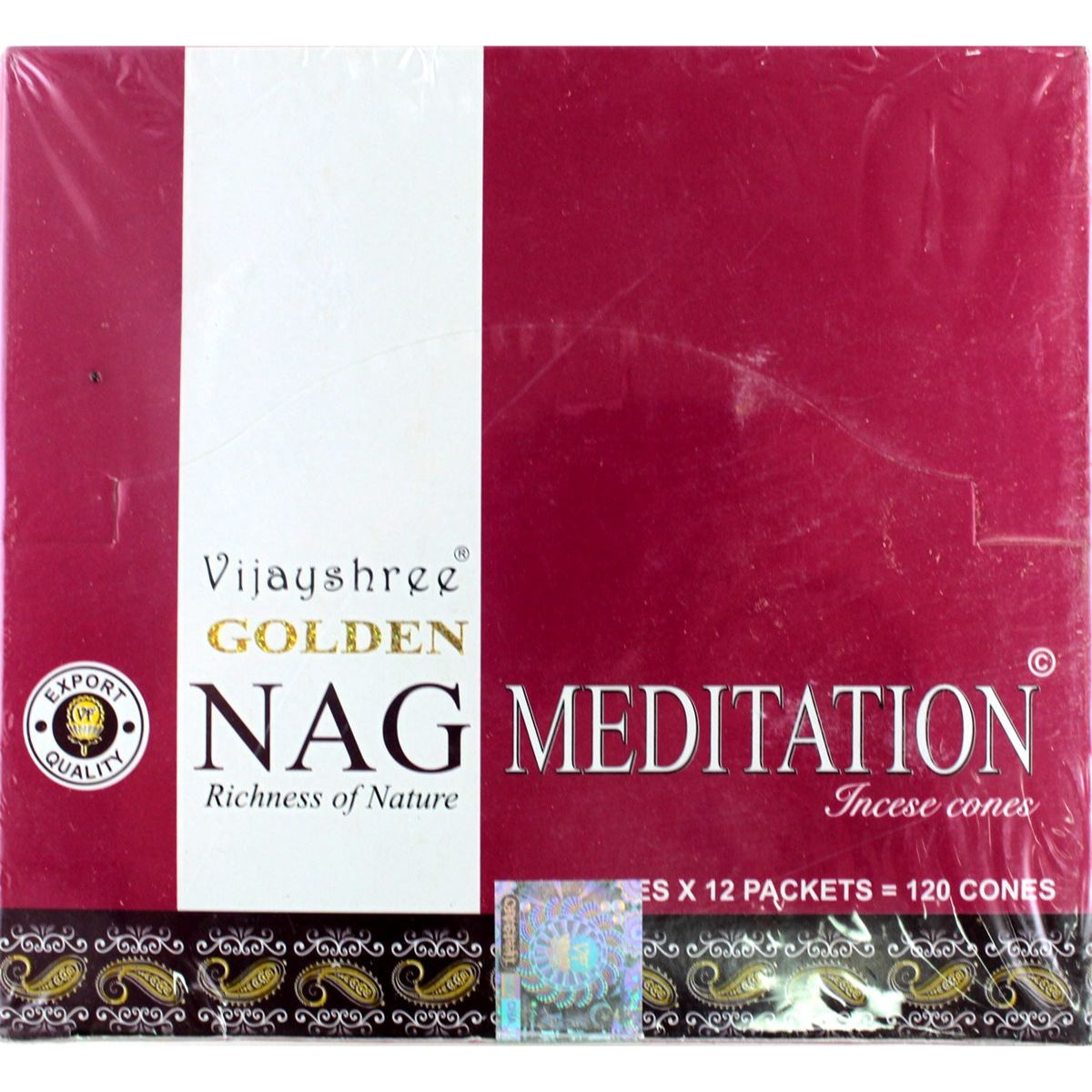 Vijayshree Cones - Golden Nag, Meditation