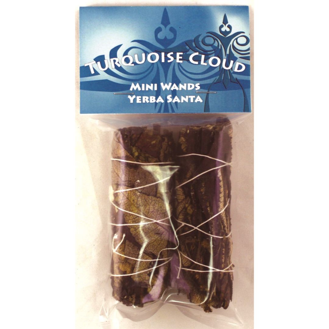 Turquoise Cloud Native American Products - Sage Wands, Yerba Santa